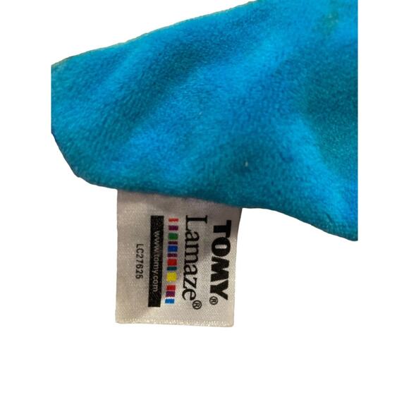 Tomy Lamaze Pippin The Puppy Colorful Textured Lovey Security Baby Blanket 11x11 - Picture 4 of 6